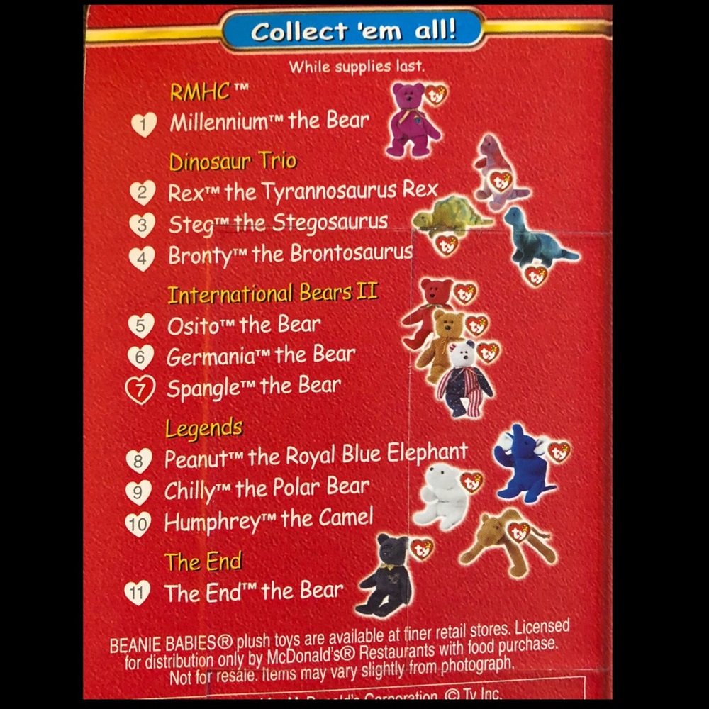 TY Beanie Babies NIB